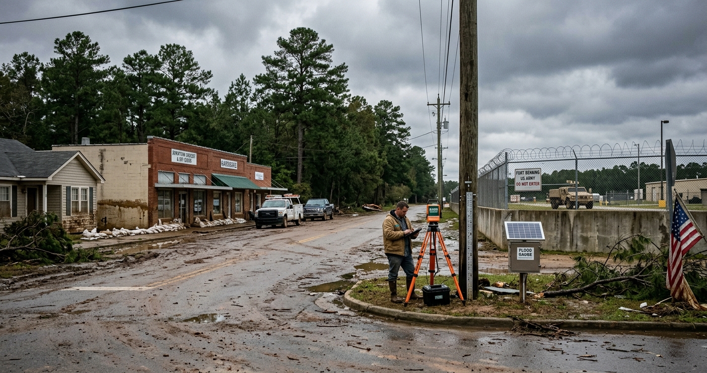 Albany Georgia on the Flint River in southwest Georgia