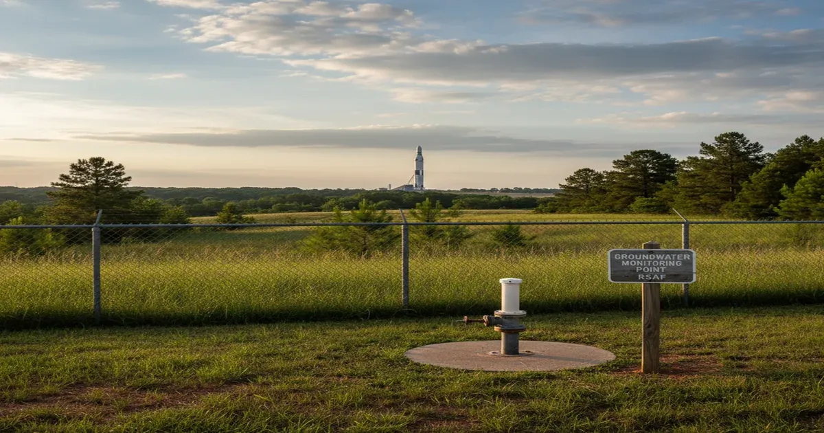 Huntsville Alabama cityscape with Wheeler Lake and the Tennessee River valley